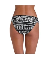 Sunshine 79 Women's Bottoms Swim Ivory Coast Shirred Side Hipster