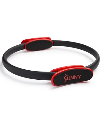 Sunny Health & Fitness 15” Pilates Ring, Fitness Circle for Toning, Strength Training, Core Exercises