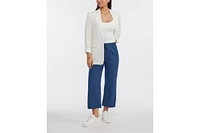 Ellen Tracy Women's Cropped Straight Leg Pant