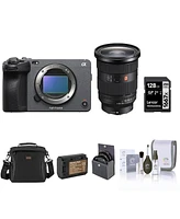 Sony Sony FX3 Full-Frame Cinema Line Camera With 24-70mm f/2.8 Gm Ii Lens, Bundled With, 128GB Memory Card, Battery Pack with Usb-c Port, 82mm Essenti