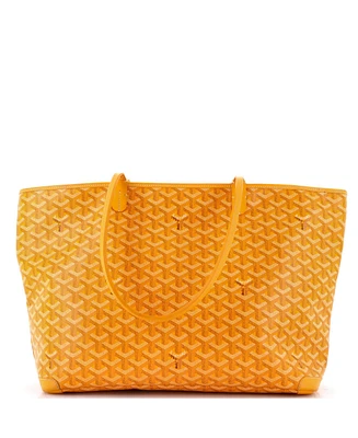 Pre-Owned Goyard Mm Artois Tote Coated Canvas