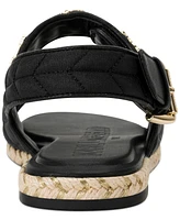 Karl Lagerfeld Paris Women's Charlay Rue Pins Espadrille Flat Sandals
