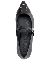 Karl Lagerfeld Paris Women's Veyda Ii Mary Jane Flats