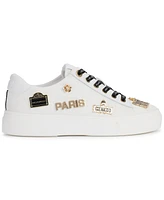 Karl Lagerfeld Paris Women's Cate Rue Pins Lace-Up Sneakers