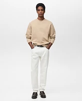 Mango Men's Regular-Fit Cotton Sweatshirt