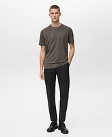Mango Men's Slim-Fit Comfort Stretch T-Shirt