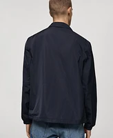 Mango Men's Regular-Fit Technical Fabric Jacket