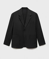 Mango Men's Relaxed Fit Suit Blazer