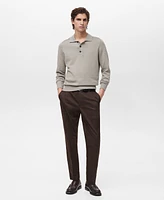 Mango Men's Slim-Fit Chino Trousers