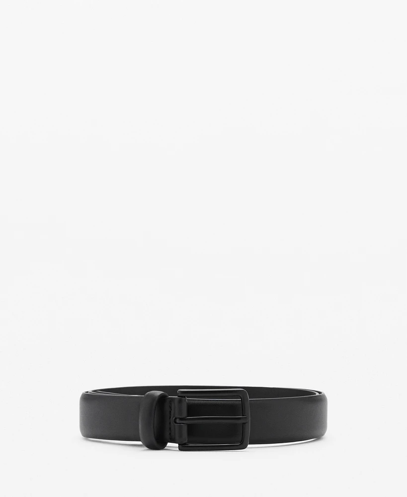 Mango Men's Nappa Leather Belt