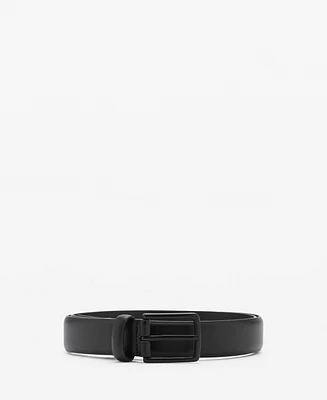 Mango Men's Nappa Leather Belt