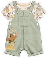 Disney Baby Boys 2-Pc. Lion King T-Shirt & Shortall Set