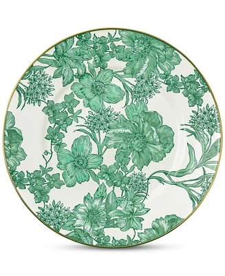 Mackenzie-Childs Emerald English Garden Dinner Plate