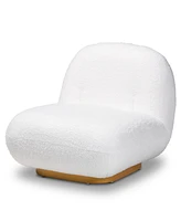 Baxton Studio 26.8" Paiva Modern and Contemporary Boucle Upholstered Accent Chair