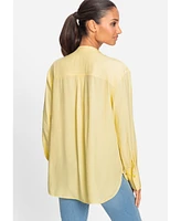 Olsen Women's Solid Tunic Shirt