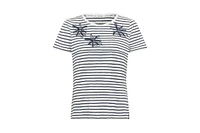 Olsen Women's Sequin and Stripe T-Shirt