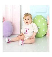 Sweet Wink Baby Girls Bunny Rose Easter Short Sleeve Romper