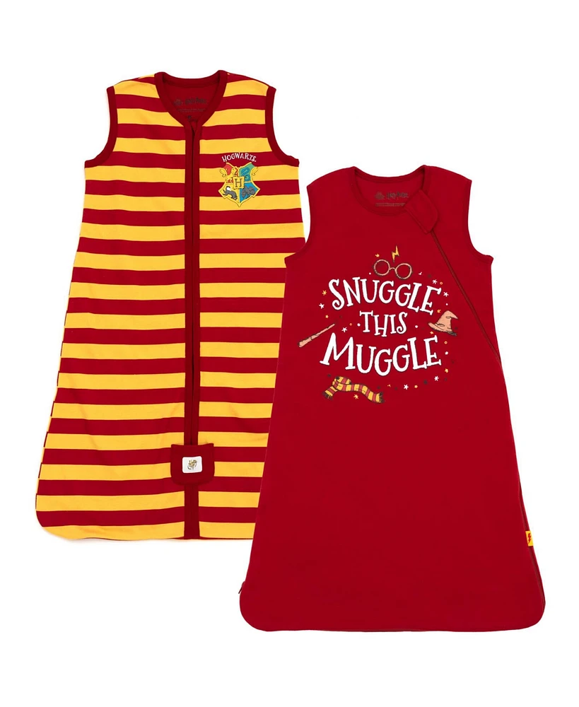 Harry Potter Boys 2 Pack Zip Up Sleep Sacks