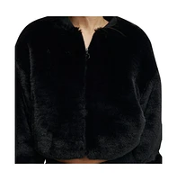 Cotton On Women's Ariel Faux Fur Bomber Jacket