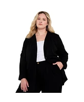 June + Vie Plus Smooth Classic Blazer