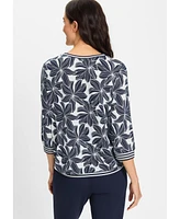 Olsen Women's Floral Print T-Shirt