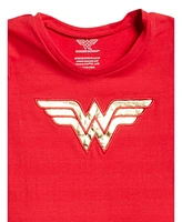 Dc Comics Justice League Wonder Woman Girls Costume Dress Leggings Headband 3 Piece Set Toddler to Big Kid