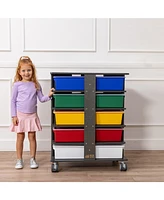 ECR4Kids 20-Compartment Mobile Storage Tower, 5x4