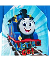Thomas & Friends Toddler Boys Pajama Shirt Pants and Slippers 3 Piece