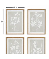 Foliage Study, Set Of 4