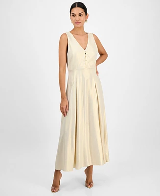 I.n.c. International Concepts Women's Button-Front Maxi Dress, Exclusively at Macy's