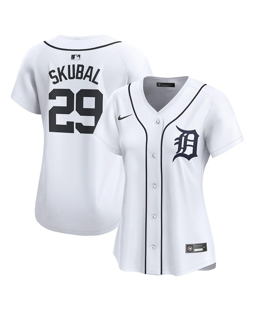 Nike Women's Tarik Skubal White Detroit Tigers Limited Player Jersey