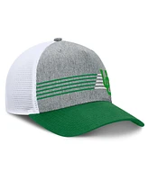 Fanatics Men's Heather Gray/Green Oregon Ducks Profile Trucker Adjustable Hat