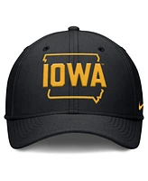 Nike Men's Black Iowa Hawkeyes Local Swoosh Flex Hat