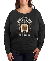 Hybrid Apparel Plus Manifest Coffee Graphic Pullover T-Shirt