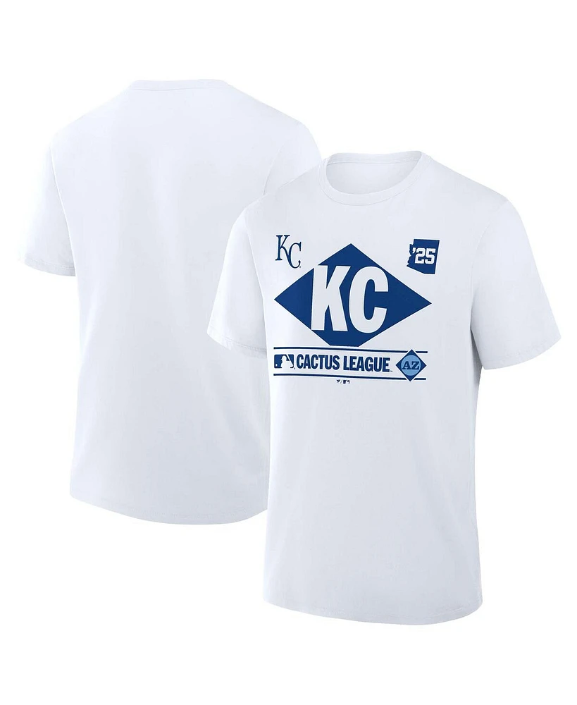 Fanatics Men's White Kansas City Royals 2025 Spring Training Cactus League True Icon T-Shirt