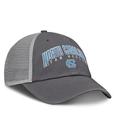 Fanatics Men's Charcoal North Carolina Tar Heels Ionic Trucker Adjustable Hat