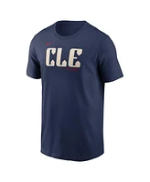Nike Men's Jose Ramirez Navy Cleveland Guardians Fuse City Connect Name Number T-Shirt