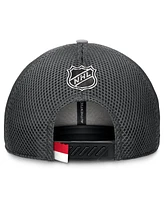 Fanatics Men's Gray Columbus Blue Jackets Authentic Pro Home Ice Trucker Adjustable Hat