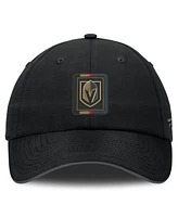 Fanatics Men's Gray/Black Vegas Golden Knights Authentic Pro Ripstop Adjustable Hat