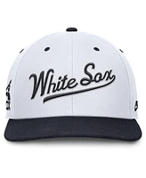 Nike Men's White/Navy Chicago White Sox Cooperstown Collection Pro Performance Snapback Hat