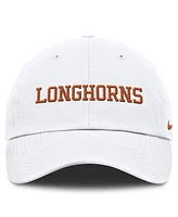 Nike Men's White Texas Longhorns Core Club Mascot Wordmark Adjustable Hat