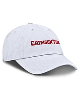 Nike Men's White Alabama Crimson Tide Core Club Mascot Wordmark Adjustable Hat