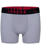 Jordan Big Boys Flight Dri-Fit Cotton Core Boxer Briefs, Pack of 3