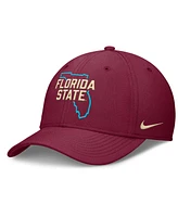 Nike Men's Garnet Florida State Seminoles Local Swoosh Flex Hat