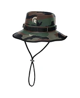 Nike Men's Camo Michigan State Spartans 2024 Military Appreciation Apex Bucket Hat