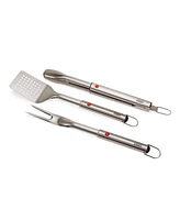 Joseph Joseph GrillOut 3-Piece Bbq Turner, Tongs and Fork Set