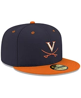 New Era Men's Navy Virginia Cavaliers 59FIFTY Fitted Hat