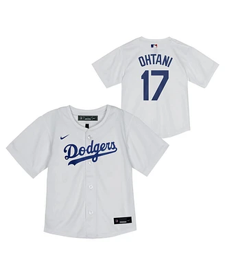 Nike Baby Boys and Girls Shohei Ohtani White Los Angeles Dodgers Home Game Jersey