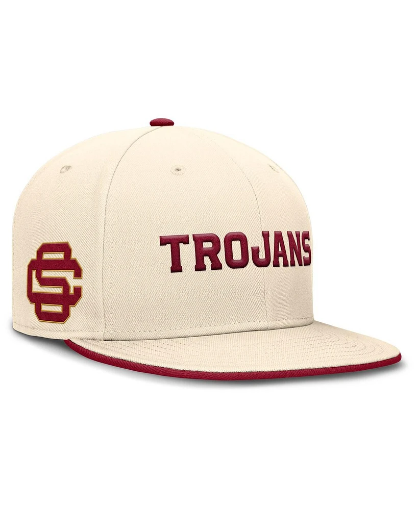 Nike Men's Natural Usc Trojans Primetime True Performance Fitted Hat