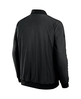 Fanatics Men's Black Philadelphia Flyers Authentic Pro Road Full-Zip Bomber Jacket